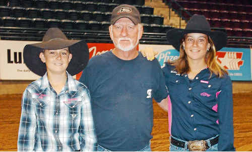 Gunalda’s Jayden and Tamika Anderson with Mitch Shoemake, of Darlington, South Carolina, during the pair’s trip to America to compete in the NBHA World Youth Championships. The Anderson and Shoemake families share a unique bond thanks to the sport of barrel racing. Gunalda’s Jayden and Tamika Anderson with Mitch Shoemake, of Darlington, South Carolina, during the pair’s trip to America to compete in the NBHA World Youth Championships. The Anderson and Shoemake families share a unique bond thanks to the sport of barrel racing.